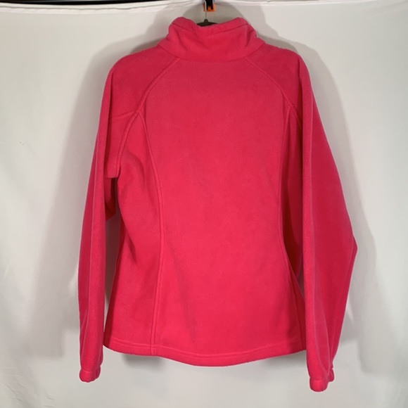 Columbia Pink Fluffy Zip-Up Sweater - Picture 7 of 10